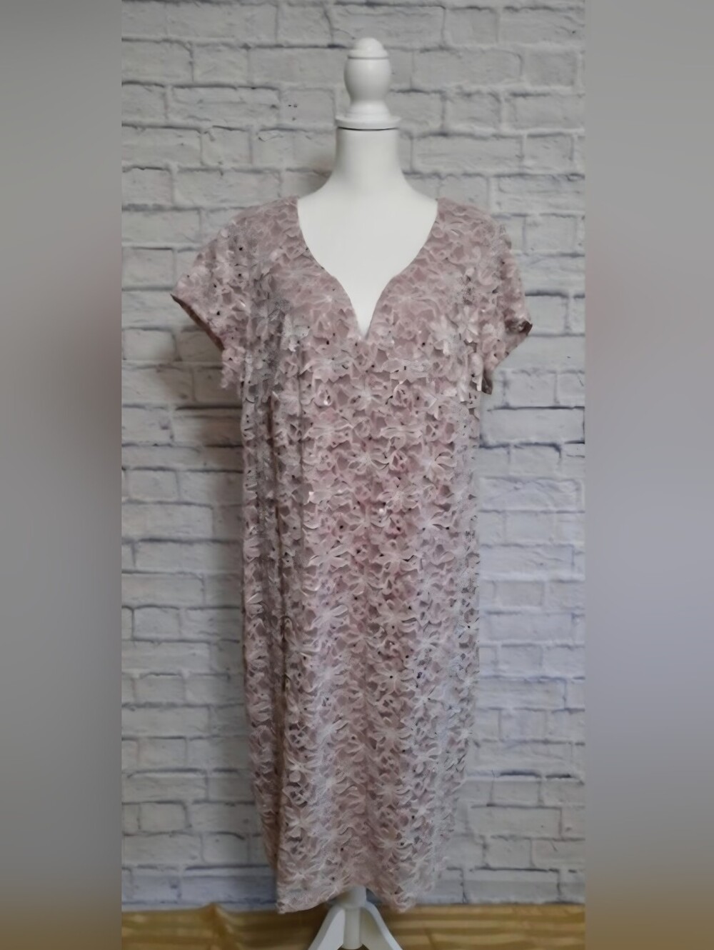 Connected Apparel Blush Pink Dress